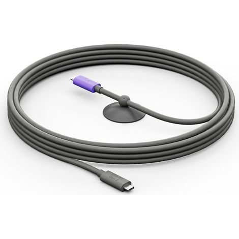 Logitech 952-000195 USB C Kabel 5 Meter grafit lila