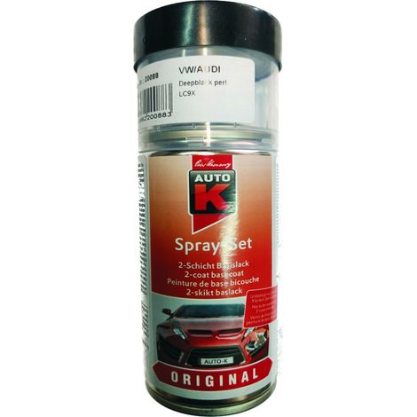 Vernice spray ritocco per auto VW Audi LC9X nero intenso 150 ml auto K (1/5)