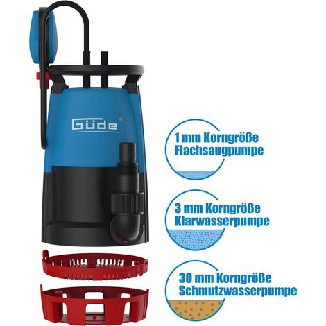 Pompe combinée 3 en 1 GS 751 - eaux chargées et eaux claires