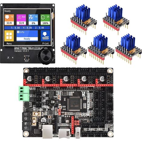 Carte mère, Écran tactile, Compatibilité TMC2208/TMC2209, SKR 2 Kit 2 (1/2)