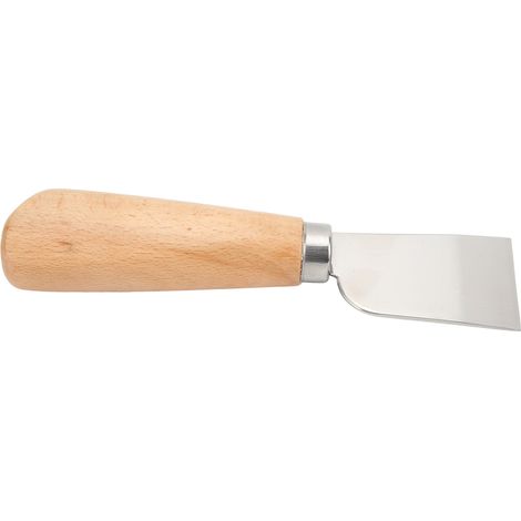 Coupe-cuir durable à faire soi-même, coupe-cuir en acier inoxydable, outil à cuir avec manche en bois