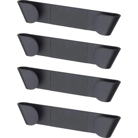 Elkuaie Porte-casseroles - Étagères - Fixation Murale Autocollante - 4 Pièces - Cuisine (1/5)