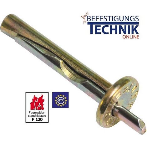 100 Deckennägel 6x40mm Deckendübel Deckenanker ETA-1"-"EN14432