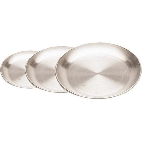 ASSIETTE ALUMINIUM - CAO - diam 18 cm