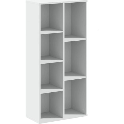 Maison Exclusive - Bücherregal Weiß 50x25x105 cm Holzwerkstoff
