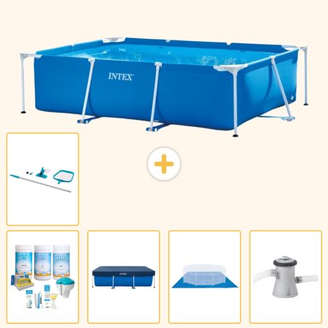 Intex Piscine Tubulaire Rectangulaire - 220x150x60 cm - 6-pièces S20005 (1/5)
