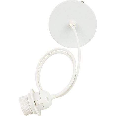 Cavo elettrico per sospensione metallo bianco l80cm - Atmosphera créateur d'intérieur