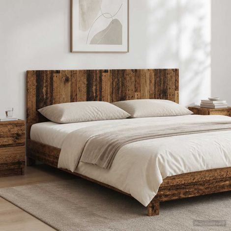 vidaXL Cabecero montada en la pared BREDA Madera envejecida (1/5)