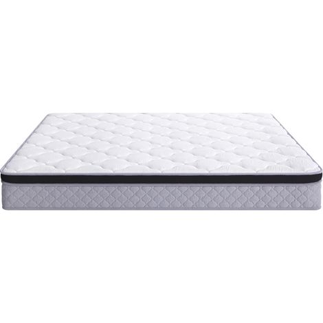 Federkernmatratze 160 x 200 cm, 25 cm, Härtegrad H3, Weiß, ergonomisch, gerollt (1/4)