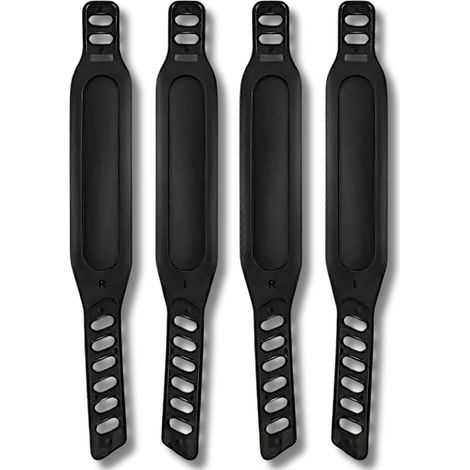 Paire de sangles de pédales pour vélo d'appartement - Extra longues et compatibles avec les vélos de spinning LifeCycle - Conception durable et réglable (1/2)