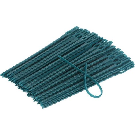 200 pièces17 cm Attaches Plantes réglables, Attaches de Tomate Arbre Flexibles, Liens de Jardinage pour Ligatures, Attache Tuteur Jardin en Plastique pour Le Soutien des Plantes (1/4)