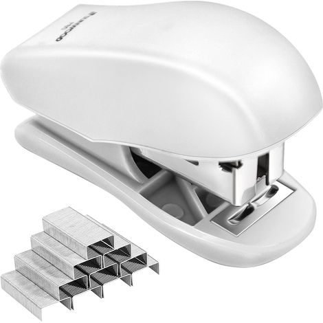 Mini Stapler - 25 Sheets Capacity - Desktop Office School Travel Stapler - Plastic - Random Color - 1 Piece (1/5)