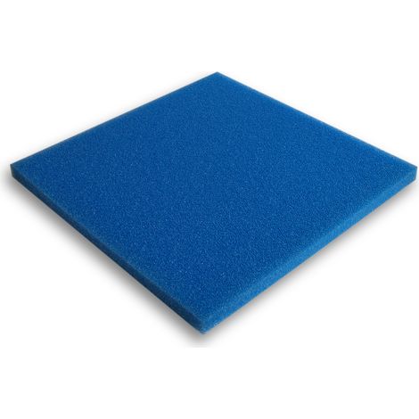 Wiltec – Tapis japonais filtrant pour bassin et aquarium – 50 x 50 x 3 cm – Densité 20 ppi – Filtration mécanique efficace – Support biologique