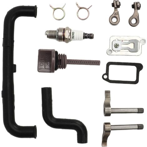 Kit de remplacement du tube d'huile et du support de culbuteur pour moteur de tondeuse GX25 HHT25S (1/5)