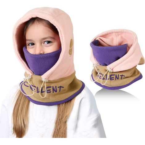 Kinder Sturmhaube Winter Fleece mit Kinnriemen, winddicht, 4-12 Jahre (1/5)