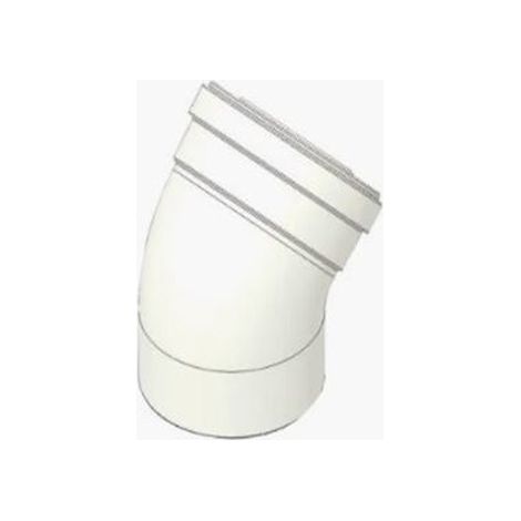 TECNOGAS Curva Coassiale 45° M/F D 100/60 Per Caldaia A Condensazione (1/2)