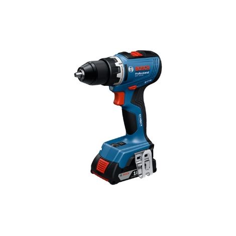 Bosch Professional 18V System Akkuschrauber GSR 18V-65 (bürstenloser Motor, 2 Batterien GBA 18V 2.0Ah, Ladegerät GAL 18V-20, L-Koffer) (1/5)