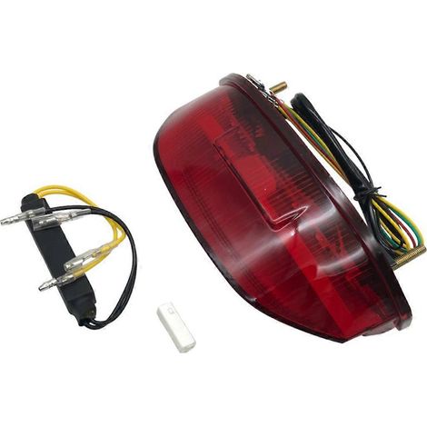 Motorrad-Rücklicht für CBR600RR F5 2013-2023 - Rot
