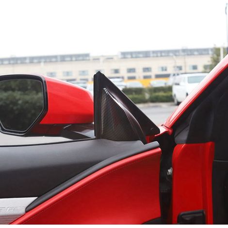 2 A-Säulen-Verkleidungen für Chevrolet Corvette C8 (Baujahre 20-23) (1/5)