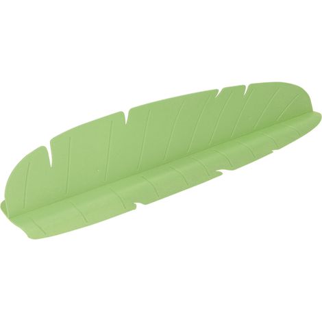 Protecteur d'Éclaboussures Élastique Réutilisable pour Évier de Cuisine - Feuille de Bananier Vert Anti-Projections pour Lavage de Légumes et Vaisselle