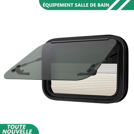 WAOBDLA RV fenêtre RV fenêtre poussée en alliage d'aluminium RV Caravan Camper fenêtres angle d'ouverture 85° (1/5)