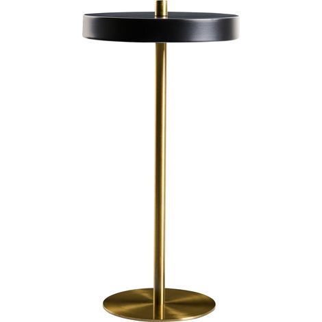 Table Lamp LED Black Metal Base with Dimmer Modern Style Office Lighting EVENLODE (1/5)