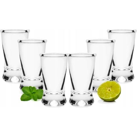 Robuste, klassische Wodkagläser, 25 ml, 6 Stück (1/5)