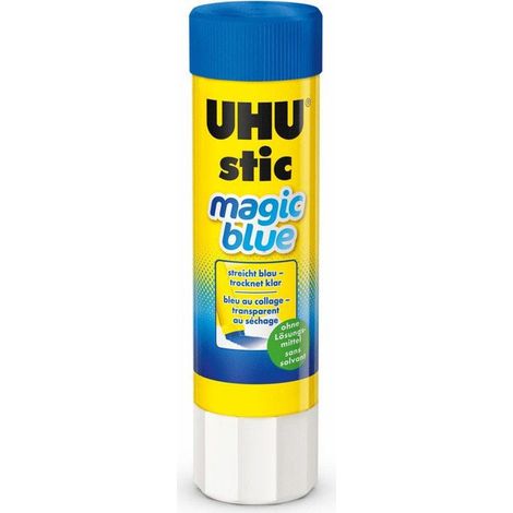 Bâton de colle - UHU - 7753 - 8.2g - Multicolore - Sans solvant