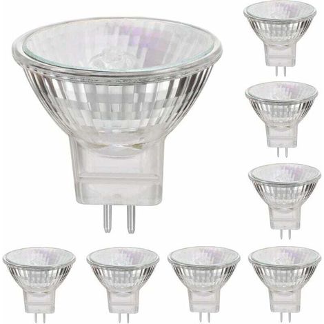 MR11 12V 35W lampes halogènes GU4 base spot 2800K blanc chaud, dimmable ,pack de 8, (1/4)