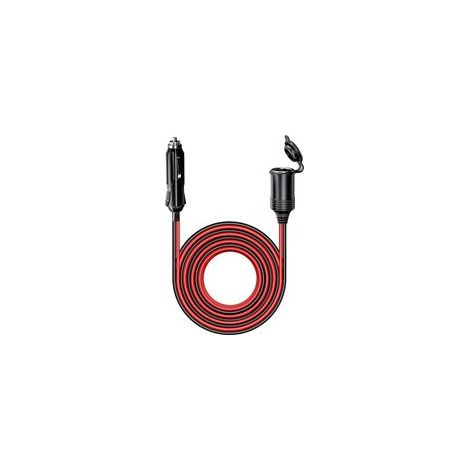 4.0M Rallonge Prise Allume-Cigare de Voiture étanche avec Fusible 15A, 12V/24V Adaptateur Allume-Cigare Câble D'extension 17AWG H641