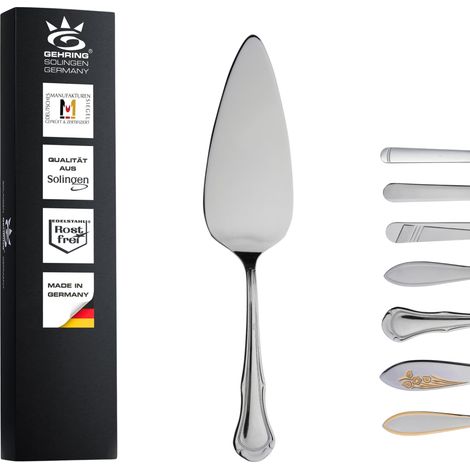 Pelle à tarte Pelle à gâteau pour pizza et pâtisserie, lasagnes, quiche en acier inoxydable 18/10 Passe au lave-vaisselle Fabriqué en Allemagne (1/3)
