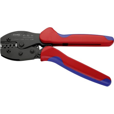 KNIPEX 97 52 34 PreciForce® Pinza per capicorda con manici multicomponente brunita 220 mm
