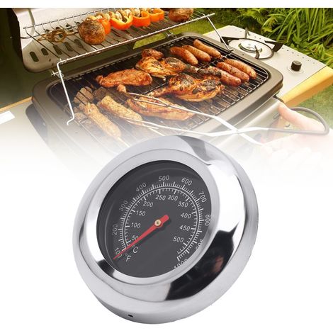 76-mm-Grillthermometer aus Edelstahl mit M10-Gewinde für Grill und Backofen – Professionelles Küchengerät (1/5)