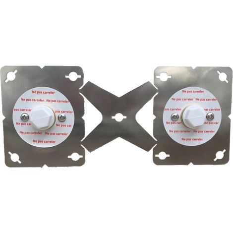 plaque de raccordement - robiz plak - pour per 16 mm - a sertir - bizline 400416