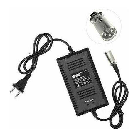 Chargeur intelligent pour vélos et scooters électriques, interface XLR 36V (connecteur de type A). (1/3)