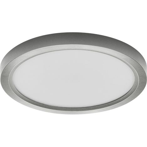 OSRAM Plafonnier LED  Orbis Quickfix 195mm, 16W, 3000K Blanc chaud, 1200lm, Click-DIM, Argent, Plastique/Métal
