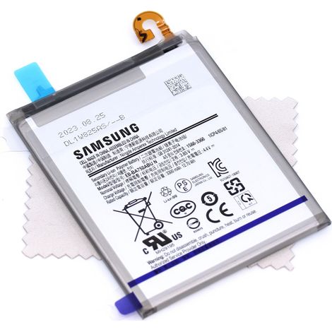 Batterie pour Samsung d'origine EB-BA750ABU pour Samsung Galaxy A7 2018 (A750F) avec Chiffon de Nettoyage mungoo