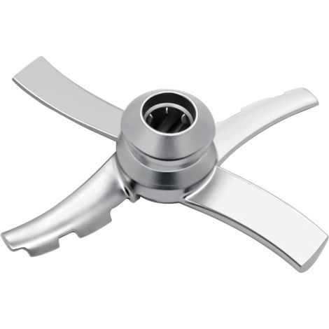 Palette de rechange pour sorbetière Ninja Creami NC300, lame de mélange de rechange pour Ninja NC299AMZ NC301 CN305A CN301CO, acier inoxydable, argent (1/5)