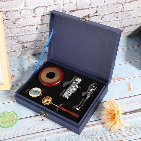 Coffret cadeau de tampons à cire à cacheter, coffret spécial cire à cacheter 1