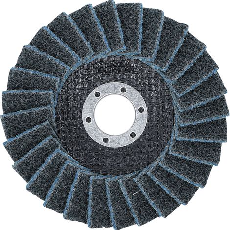BGS Fächer-Schleif-Scheibe, Vlies, Ø 125 mm, Körnung 240 (1/4)
