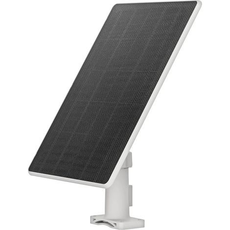 x 8-W-Solarpanel, Typ-C-Anschluss, monokristalline Zellen, verstellbare Halterung, für Außenüberwachungskamera (1/5)