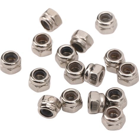 Kit de 40 écrous antivol de roue RC en fer M2.5 hexagonaux pour voiture tout-terrain Traxxas 1/18 (1/5)