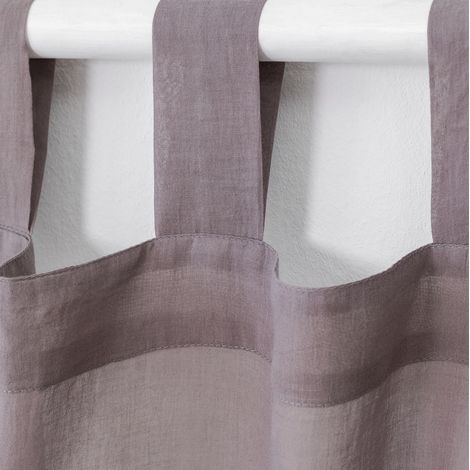 SKLUM Vorhang 140x260 cm aus Baumwolle Soyler Blass Lila-Rosa                                  