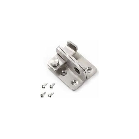 Moraillon Porte Cadenas Petite Antivol Loquet,Acier Inoxydable Cadenas Verrou à Bascule Verrous de Porte de sécurité,Gauche Ouvert (1/5)