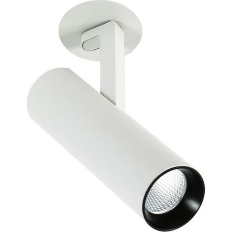 Luminaria LED empotrable Bocca Italux, blanca, orientable, SL74055/18W 4000K WH+BL (1/5)