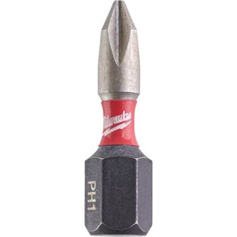 Punta de destornillador Milwaukee shockwave ph3 50 mm cabeza forjada zona de choque