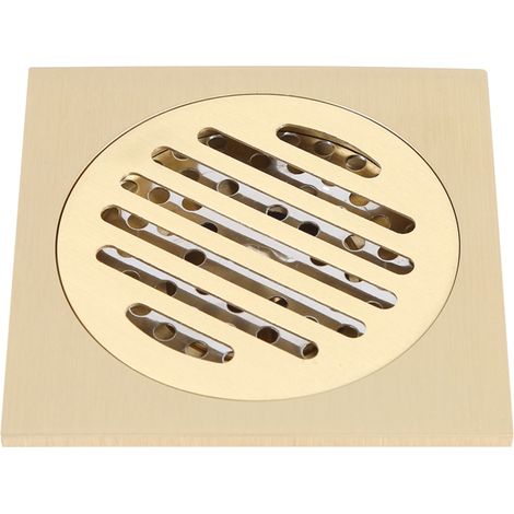 Beyamis Bonde de sol carrée pour douche de salle de bain, crépine en laiton, accessoire pour la maison (1/5)
