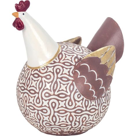 Signes Grimalt Figure Gallina Animaux Figure de poulet multicolore - 20x17x13cm (1/3)