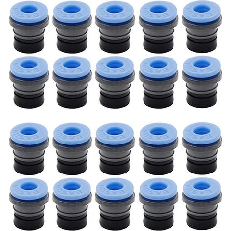 20 clips de serrage intégrés pour connecteur Bowden d'extrudeuse, tube PTFE, connecteur pneumatique pour hotend. (1/5)