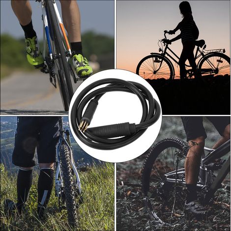 Câble d'extension 9 broches pour moteur de vélo électrique, connecteur femelle-mâle, pièce détachée e-bike (1.5x600mm)